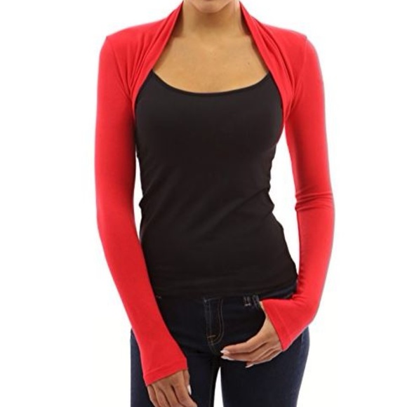 PattyBoutik Women Long Sleeve Bolero Shrug